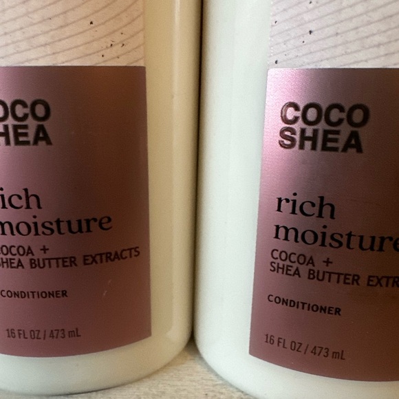 Bath & Body Works Coco Shea Rich Moisture Hair Conditioner Set Of 2 New 16oz - Picture 2 of 4